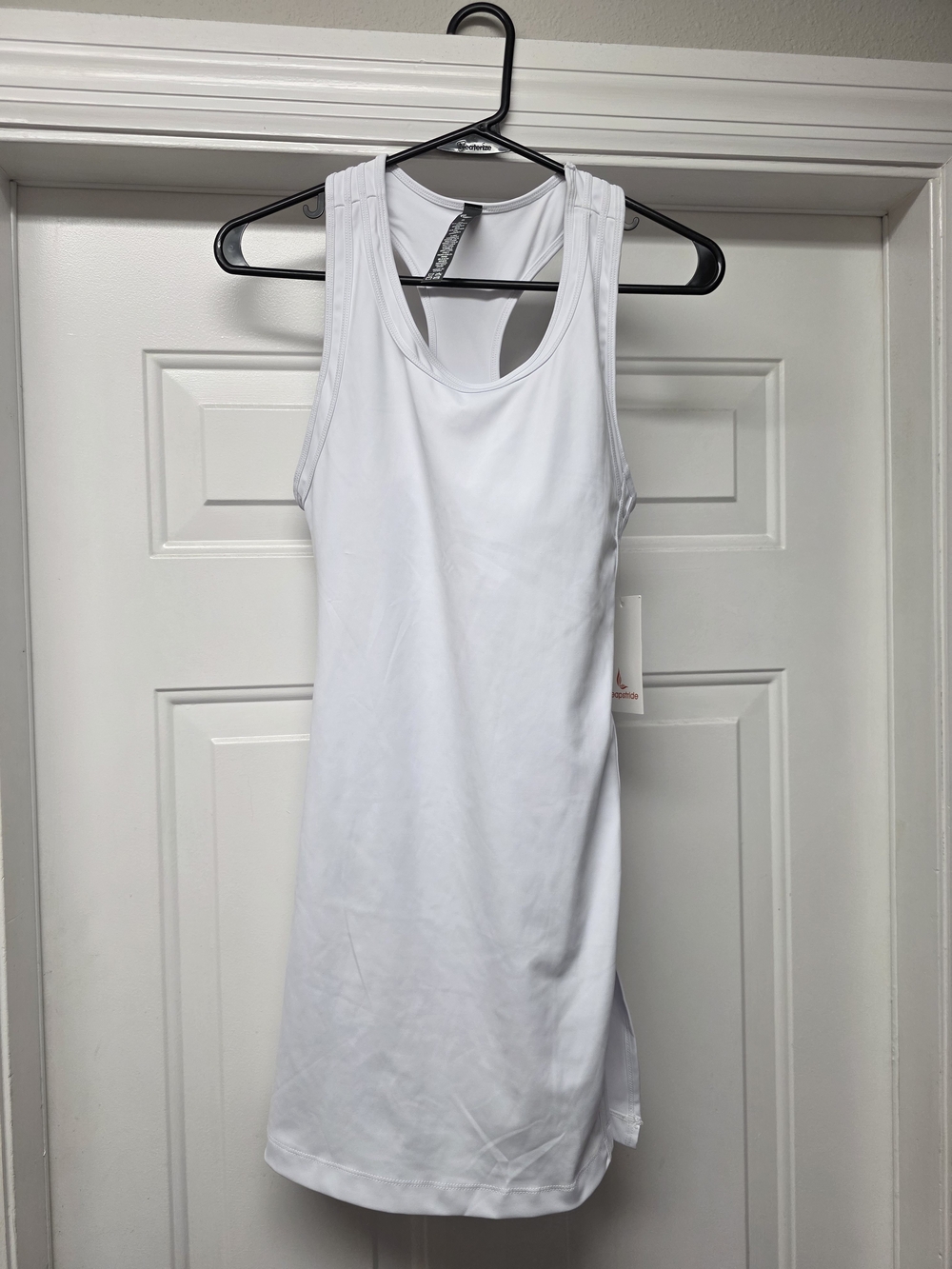 White Athletic Tank Dress